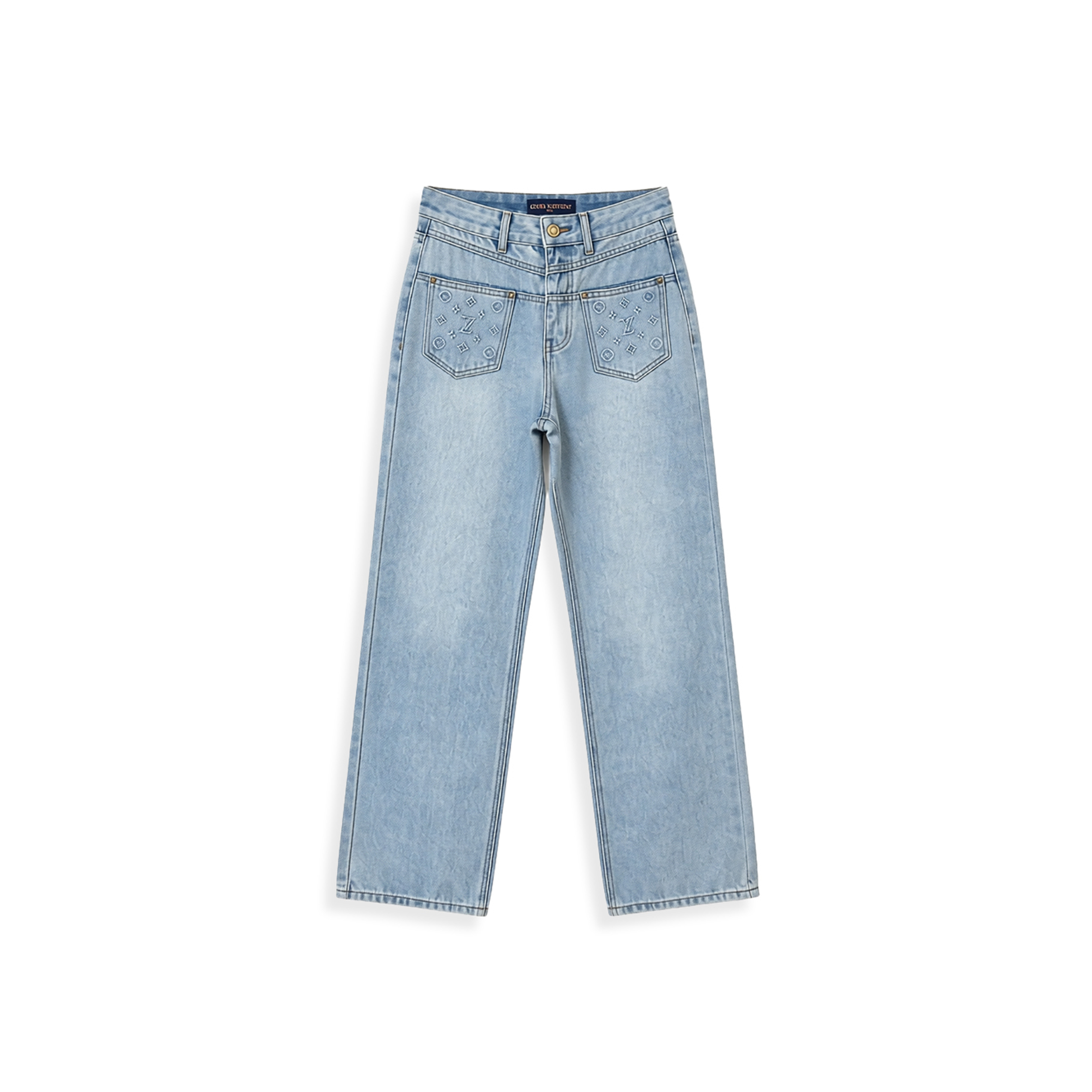 LOUIS VUITTON WIDE LEG FIT DENIM PANTS 